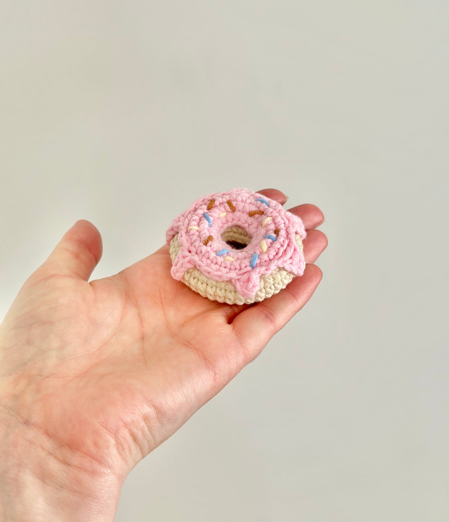 Lot de 4 mini donuts au crochet – Spécial chats gourmands 🍩🐾