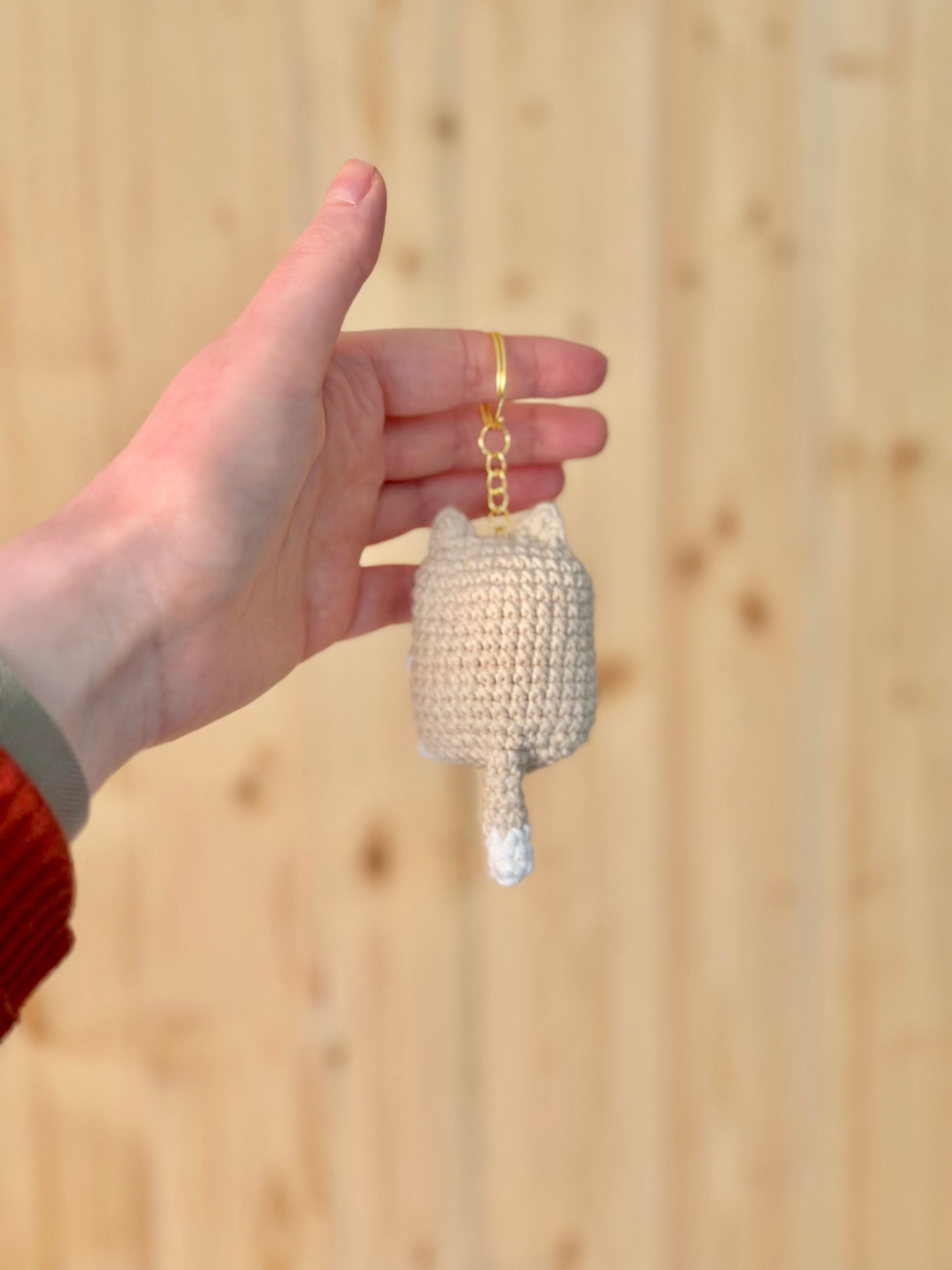 Porte-clé Fluffy Cat • Porte clé personnalisable 🐈