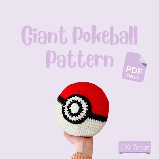 Pokeball Pattern - English Version - PDF