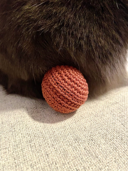 Pack of 5 cat balls with/without catnip