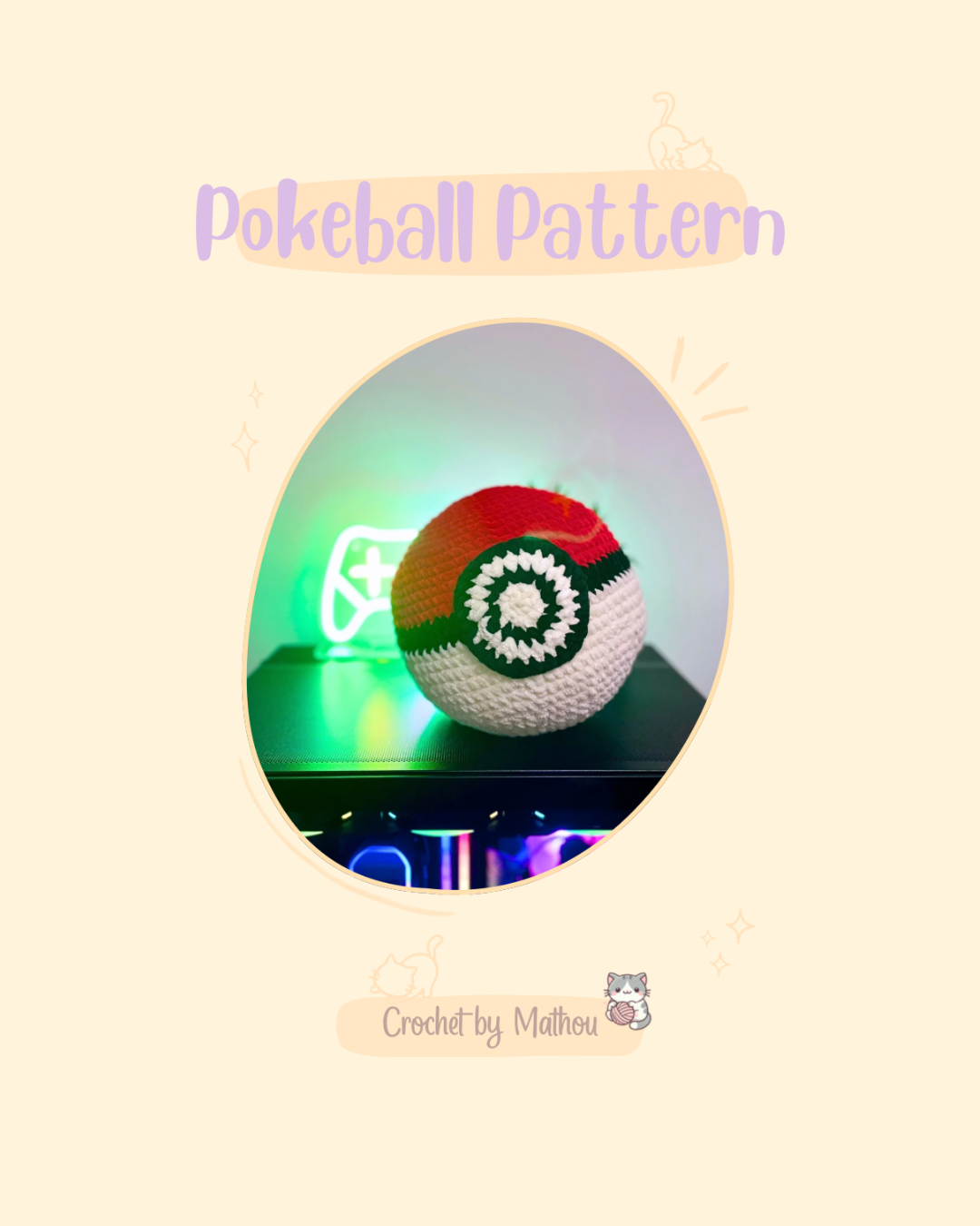 Pokeball Pattern - English Version - PDF