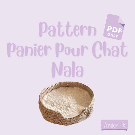 Pattern panier pour chat Nala